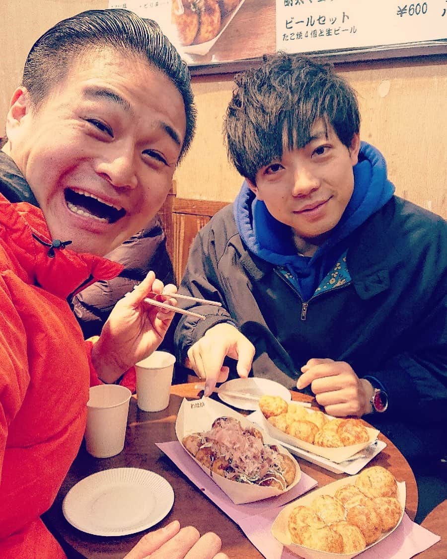 前田裕太さんのインスタグラム写真 - (前田裕太Instagram)「大阪天神のわなかさんでたこ焼き食べたんだなあ」1月2日 18時58分 - maeda_timon_d