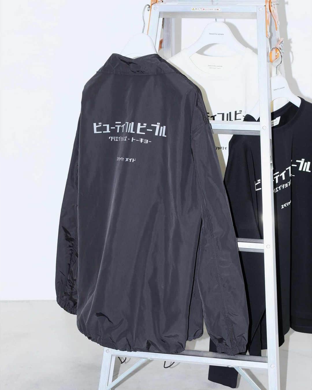 ビューティフルピープルさんのインスタグラム写真 - (ビューティフルピープルInstagram)「【Shibuya PARCO Limited edition】Katakana Logo Coach Jacket　2 January Launch!  渋谷パルコ限定カタカナロゴコーチジャケット 発売開始！  Price 58,000 yen+tax Size UNISEX  ##beautifulpeople⁠⠀⁠⠀ #ビューティフルピープル⁠⠀⁠⠀ #PARCO⁠⠀⁠⠀ #コンバインショップ⁠⠀⁠⠀ #unisex ⁠⠀ #Combine⁠⠀⁠⠀ #shibuyaparco⁠⠀⁠⠀ #渋谷PARCO⁠⠀⁠⠀ #shibuyaparco1122⁠⠀⁠⠀ #2F_MODE_ART⁠⠀⁠⠀ #グランドオープン⁠⠀ #カタカナロゴ」1月2日 20時47分 - beautifulpeople_officialsite