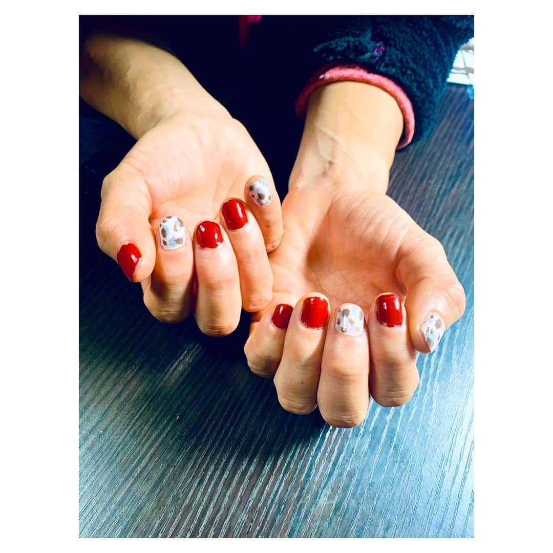 小林由佳のインスタグラム：「Self Nail ③  #レオパード」