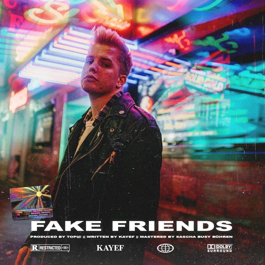 Kayefさんのインスタグラム写真 - (KayefInstagram)「HEUTE NACHT! 00:00 ÜBERALL! #fakefriends #struggleisreal」1月3日 1時10分 - kayefofficial