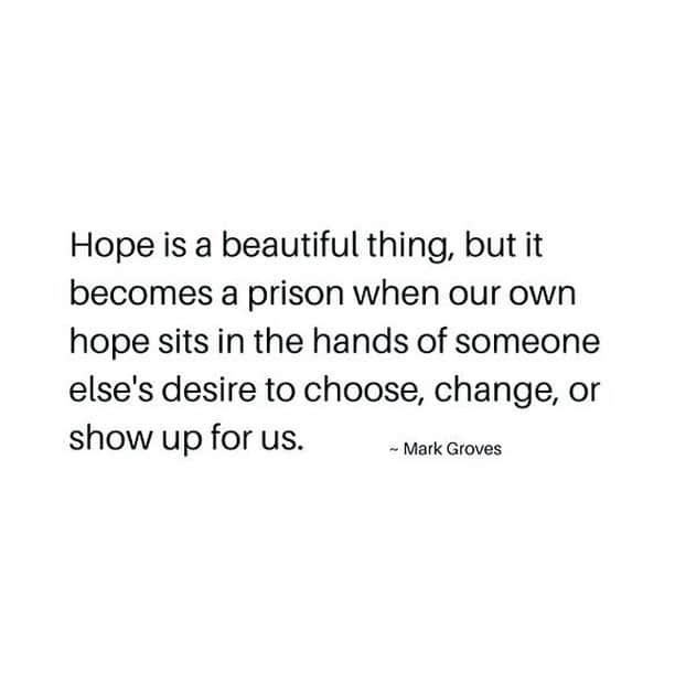 トリー・ウィルソンのインスタグラム：「Repost from @createthelove - Hope is the most powerful ingredient to transformation. Pain, sure, fuels that that fire that burns from within... but hope is that light at the end of the tunnel. It's the desired outcome. It's who we know ourselves to be deep inside. Hope is connected to consciousness. It resonates from our soul. It's the love we seek that is forever present within the present moment, but we just don't know know how to hold quite yet.⁠ •⁠ Our hope, however, placed in the hands of another, dependent on their ability to change, choose or be something they currently are not changing, choosing, or being, is a prison. Why? Because our hope then lives outside of us. It is only lit and extinguished by another's actions and choices. Hope, when placed outside of us, is not hope, it's dependency.⁠ •⁠ It's the wishes of a young child that someone will finally choose us and show up for us. It lives at the core of unworthiness, where someone else decides the course of our lives and how we feel about ourselves. When someone is the holder of someone else's home, it becomes an unconscious way they control the depth of connection and intimacy... It is a protective mechanism so as to never go too deep... to never expose their heart. They hold someone else's hope, because, in some sense, they lost a connection to their own.⁠ •⁠ Look for where you place hope in your life. Look for where you place your future in another's hands. Look for how you give your power away. If you hold hope and someone else's future is dependent on you, look for where you lost a connection to choosing your own life, so you live in the power of choosing another's... thereby not feeling like you can trust and guide your own. The way out for both sides is learning to honour and get to know your full-bodied and full-hearted "yes" and "no".⁠ •⁠ The reclamation is here. It's time you took your power back. #createthelove」