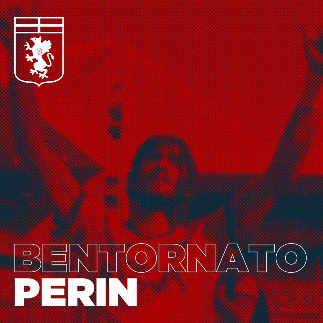 ジェノアCFCさんのインスタグラム写真 - (ジェノアCFCInstagram)「❤️💙 Bentornato al Genoa, @mattiaperin!」1月3日 1時56分 - genoacfc