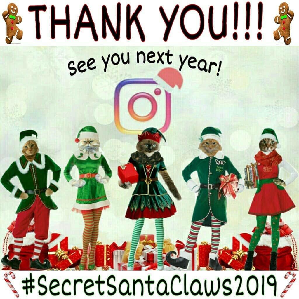 Homer Le Miaou & Nugget La Nugさんのインスタグラム写真 - (Homer Le Miaou & Nugget La NugInstagram)「The Secret Santa Claws 2019 was a huge sucess: More than 350 santas, tons of pawesome gifts and an incredible amount of love (and treats), it was amazing!😺 I hope you are all enjoying your presents and your new friends! Checking by the #SecretSantaClaws2019 pics i can see that the joy of catmas has been spread all over the world hehe! Just wanted to thank everybody who have registered, it wouldn't have been possible without you all so thank you!!!💗 If, sadly, you still haven't received your parcel by now, please contact us by dm or under this pic and we'll investigate. If you've already done this, sorry for the delay but be sure i am on it right meow! Again, there won't be a sad santa under our watch!!!😿🎅⛔ And now, happy 2020 from all of us... And rendez-vous for the #SecretSantaClaws2020 hehe!!!🎅😻🎁 (If you don't want to miss the launch of it, suscribe to the #SecretSantaClaws2020 hashtag so you'll receive all the updates!) 🎅😻🎁 #MerryBelatedCatmasToAll」1月3日 1時58分 - homer_le_chat