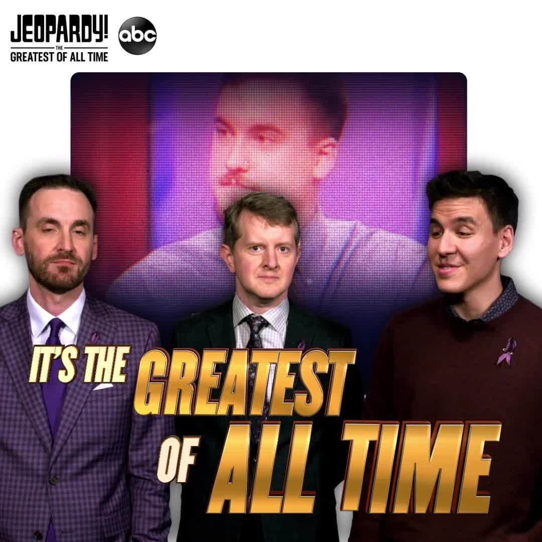 アメリカン・ブロードキャスティング・カンパニーのインスタグラム：「Bragging rights, here we come! #JeopardyGOAT」
