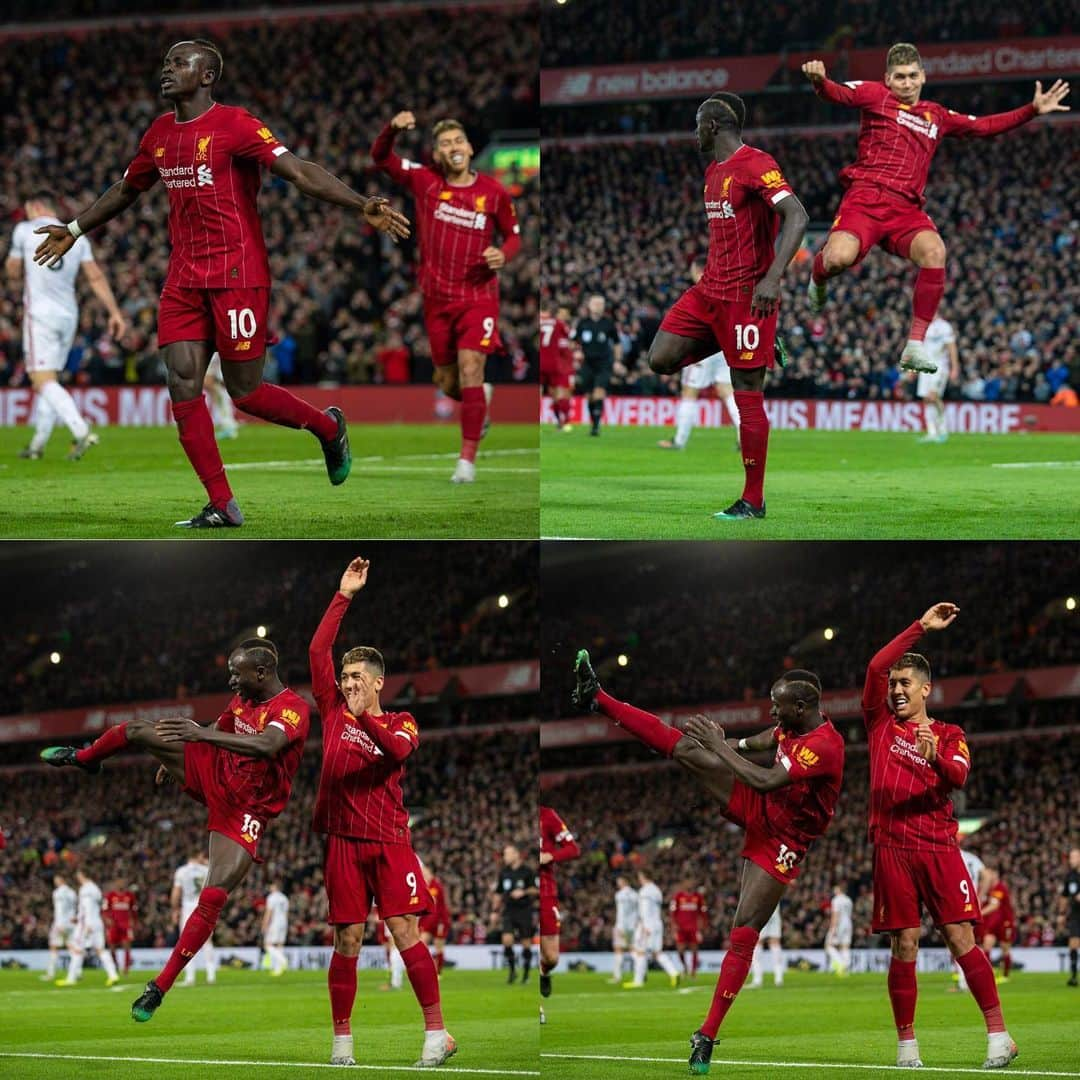 リヴァプールFCさんのインスタグラム写真 - (リヴァプールFCInstagram)「This pair 🤩 #LFC #LiverpoolFC #Mane #Firmino」1月3日 6時32分 - liverpoolfc