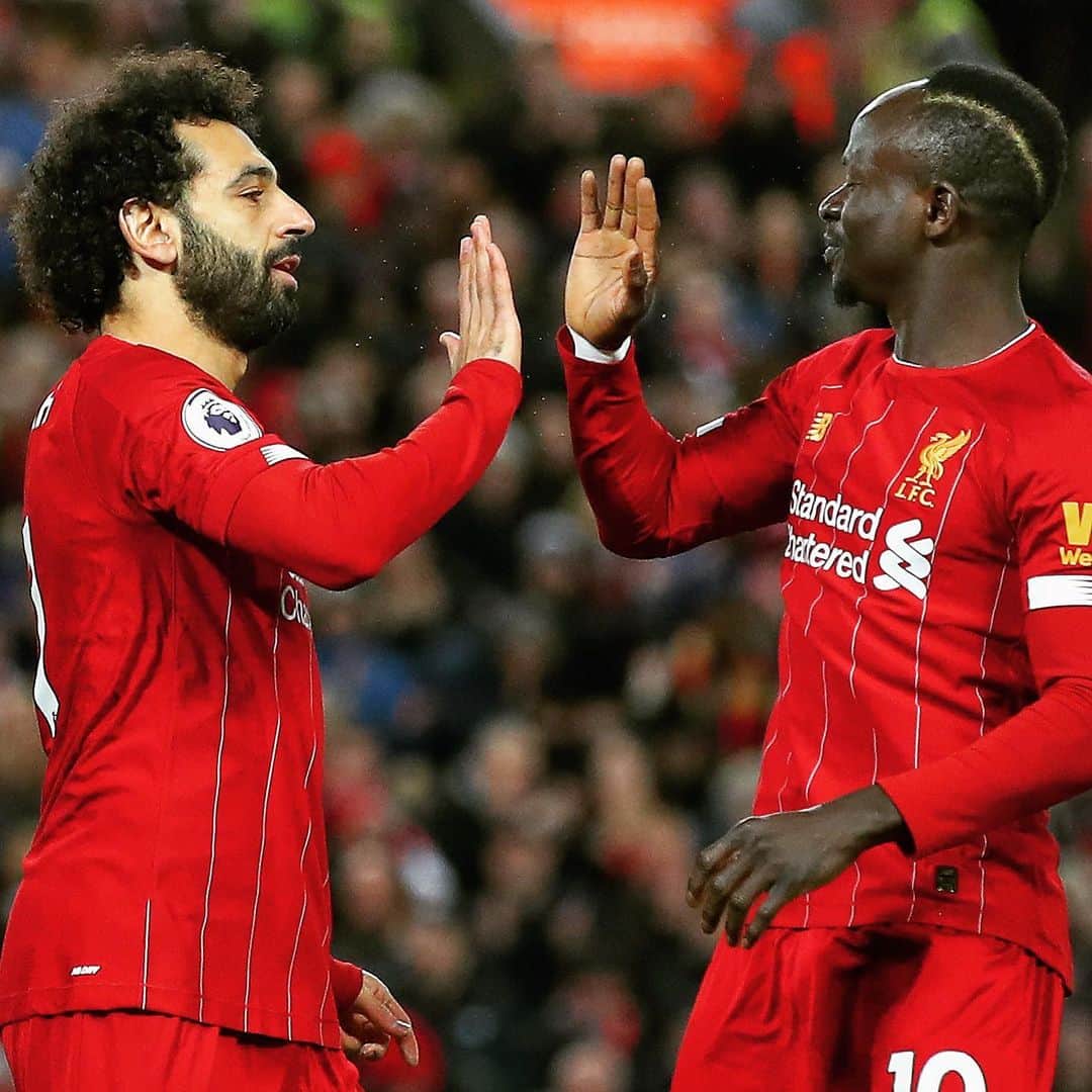 FIFAワールドカップさんのインスタグラム写真 - (FIFAワールドカップInstagram)「New Year, same @liverpoolfc. ✋  @mosalah & @sadiomaneofficiel both scored in a 2-0 win for the 2019 #ClubWC winners against @sheffieldunited.  The victory saw them pick up their 58th @premierleague point from a possible 60, leaving them 13 points clear (with a game in hand) at the top of the table. . . . #lfc #liverpool #reds #anfield #salah #mane」1月3日 7時09分 - fifaworldcup