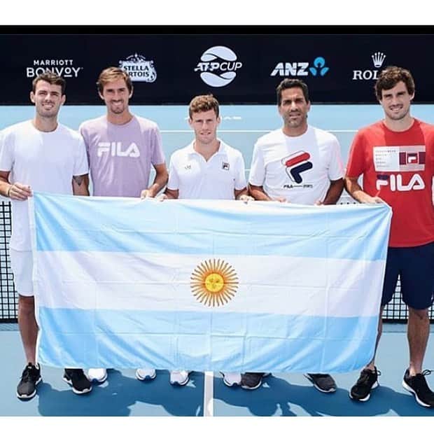 ギド・ページャのインスタグラム：「Vamos Argentina #atpcup #teamargentina🇦🇷」