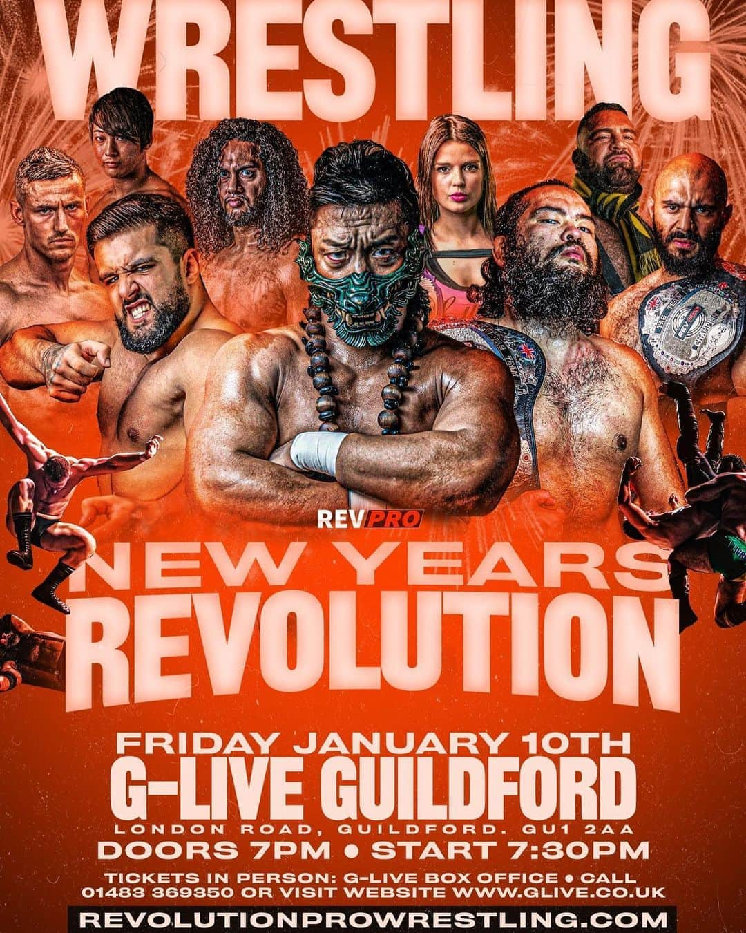 岡倫之さんのインスタグラム写真 - (岡倫之Instagram)「The first big match of 2020! #GOK #GreatOKharn #wrestler #prowrestling #RevolutionProWrestling #RevProUK #NewJapanProWrestling #njpw #UK #England #GLive #Guildford #THELEGION #MORETHANHYPE #ドミネーター #オーカーン #プロレス  #プロレスラー #新日本プロレス #英国 #イギリス #イングランド #ロンドン #ロスインゴベルナブレスデハポン  #鷹木信悟」1月3日 11時23分 - great_o_khan