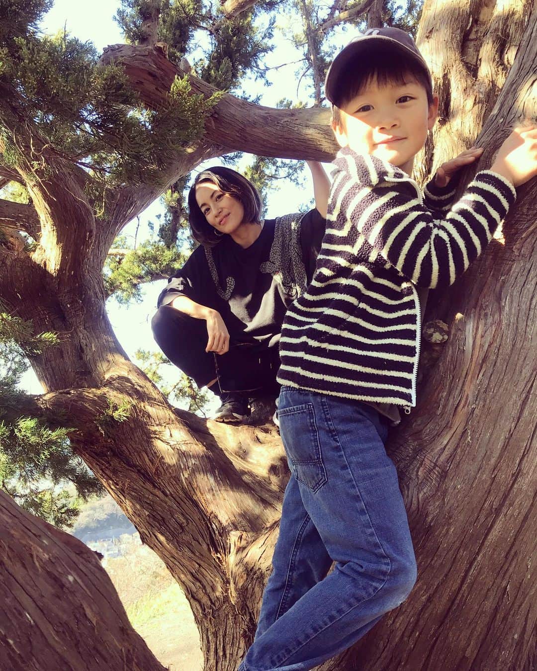 桃生亜希子のインスタグラム：「久しぶりの山散歩。 気持ちよかった🌞」