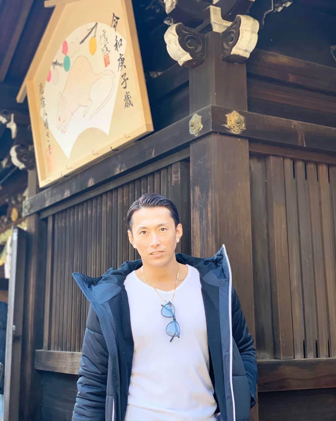 黒石高大のインスタグラム：「押忍 2020年も よろしくどーぞ」