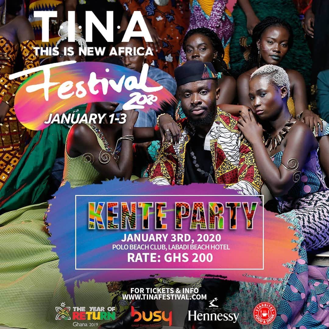Fuse ODGさんのインスタグラム写真 - (Fuse ODGInstagram)「🇬🇭🇬🇭🇬🇭 TODAY IS THE DAY - Final day  of  TINA Festival 💥💥💥- Kente Party.  We have so many fun activities for you so pleaseeeee come on time and in comfortable clothes 😎 STARTS AT 12PM. Let’s connect, let’s vibeee, let’s Ra raa raaa!! Time to celebrate, in your best kente and African inspired attire don’t worry if you don’t have kente, you can still come and celebrate with us. 😁  @tinafestivalgh See you all there 💪🏿🇬🇭 Link for tickets in the bio Call +233 20 008 4025 for enquires  #Newafricanation #TINAFestival2020」1月3日 16時09分 - fuseodg