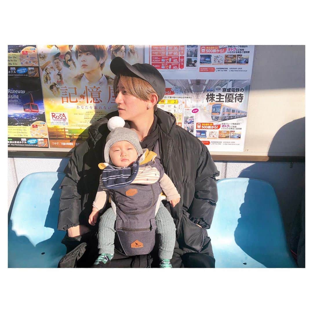 前原穂高のインスタグラム：「遅くなりましたが、明けましておめでとうございます🎌 どうぞ本年度もよろしくお願いいたします😍 ㅤㅤㅤ #都内で過ごすお正月 #初詣」