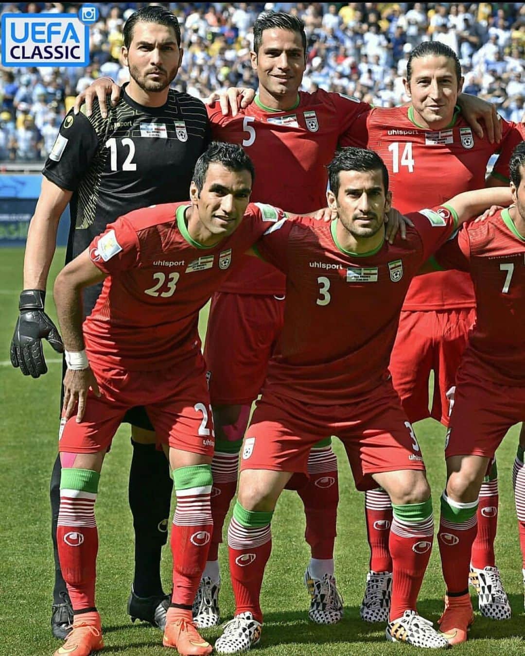 アリレザ・ハギギのインスタグラム：「World Cup 2014 🇮🇷vs🇦🇷」