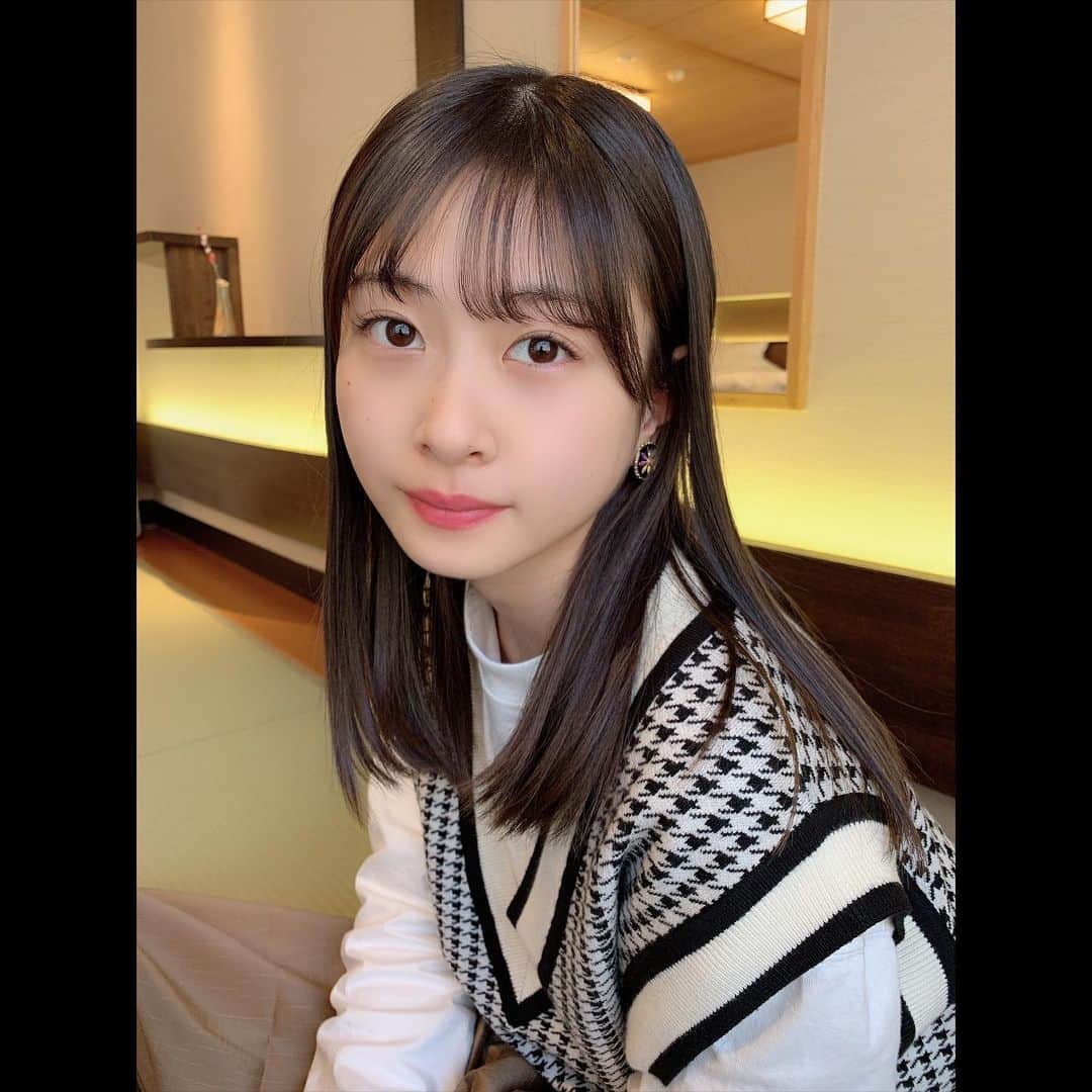 松岡はなのインスタグラム：「久しぶりの家族旅行楽しかったぁ〜🤍🖤」