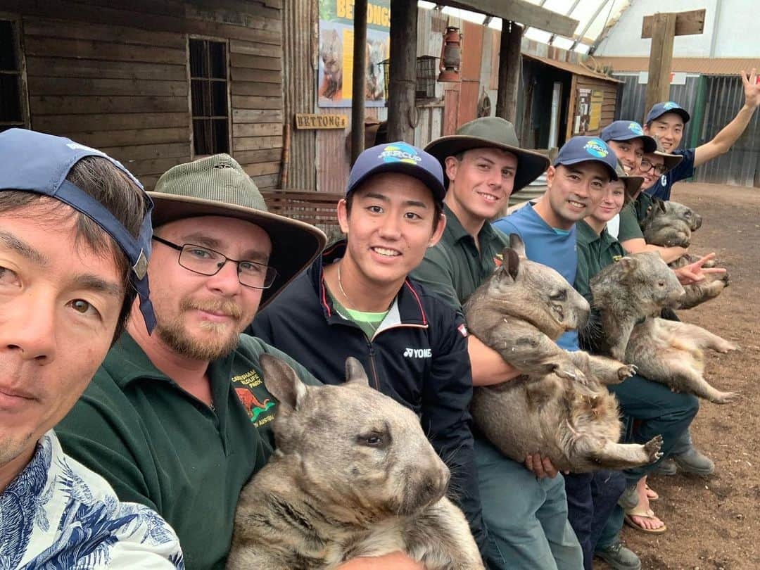 西岡良仁さんのインスタグラム写真 - (西岡良仁Instagram)「本日はATP の企画で動物と触れ合って来ました。 明日から試合が始まりますが良いリラックスとなりました。 明日は日本時間で11時から、対ウルグアイ戦が始まります！シングルス1として出場しますので是非応援をお願いします！ チームの勝利目指して頑張ります！abematvで全試合放映されますのでチェックを！ #abematv #abema #テレビ朝日　#atpcup #perth #japan #team」1月3日 20時04分 - yoshihito0927