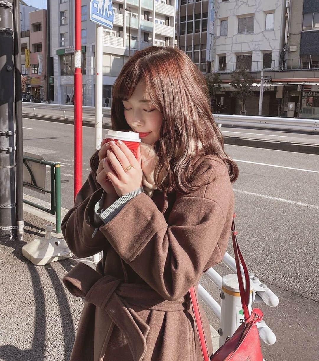 橋本紗奈さんのインスタグラム写真 橋本紗奈instagram Mila Owenの福袋フルコーデ 可愛かった コートとマフラーは茶色のパターン ファッション ファッションコーデ Milaowen Milaowen福袋 ミラオーウェンコーデ ミラオーウェン福袋