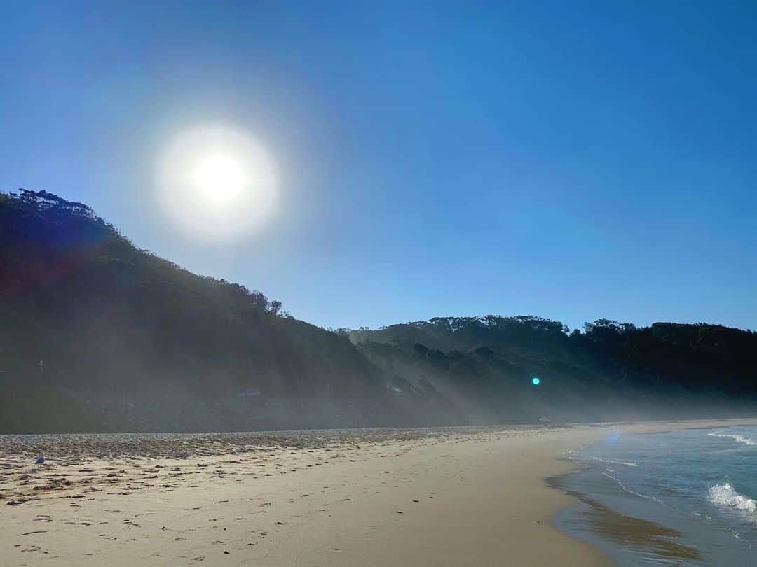 大瀧彩乃さんのインスタグラム写真 - (大瀧彩乃Instagram)「・ 今日はドライブしながらSealRocksへ🚗 白い砂浜が綺麗なビーチです。 前にも来た事があって今日もそうだったんですが、bushの方はモヤがかかったような幻想的な雰囲気です。 海の方に行くにつれてモヤもなくなる感じです。 右側でサーフィンができたり、ゆったりまったりなビーチです⛱ 私も大好きなflatwhiteを持ってのんびり👣  #sealrocks #頭で一瞬しか止まれなくてただ転がる動画付き #鍛え直そう😂 #takiicotrip」1月3日 20時48分 - _ayanootaki_