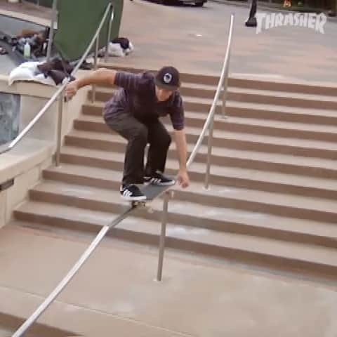 スラッシャーのインスタグラム：「😱 GABBERS!!! @gabrielsummers1 x @zeroskateboards is must see TV 📺 Now playing on the Thrasher site 📡」