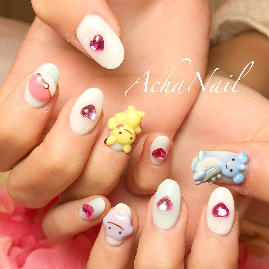 Achanailさんのインスタグラム写真 Achanailinstagram プラスルとマイナンのネイル Ameblo Jp Acha Nail Entry Html ネイル ジェルネイル フィルイン フィルイン導入サロン 南池袋 池袋 池袋ネイルサロン ネイルデザイン