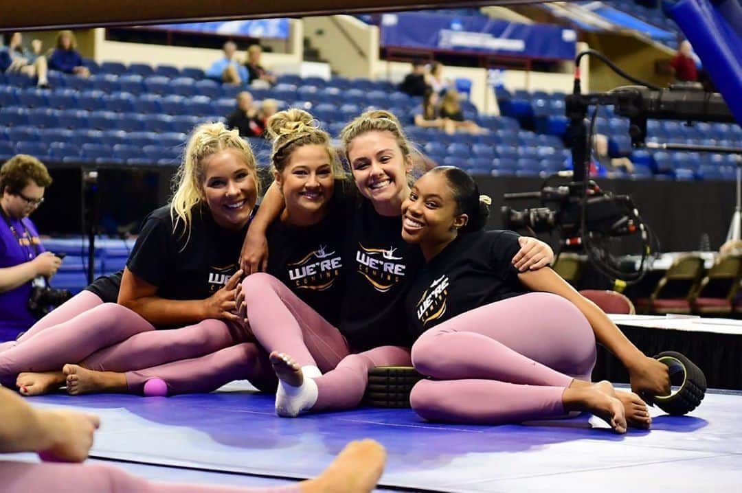 ルビー・ハロルドのインスタグラム：「Senior szn starts today. See you in the PMAC at 7pm for fire, flips & maybe fries if you go to canes before hand」