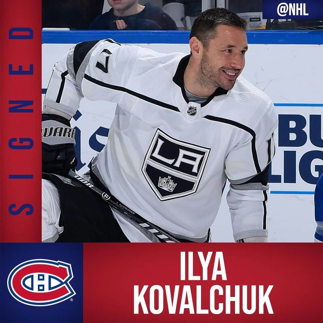 NHLさんのインスタグラム写真 - (NHLInstagram)「The @canadiensmtl have signed Ilya Kovalchuk (@ilyakovalchukofficial) to a one-year contract. ✍️」1月4日 2時50分 - nhl