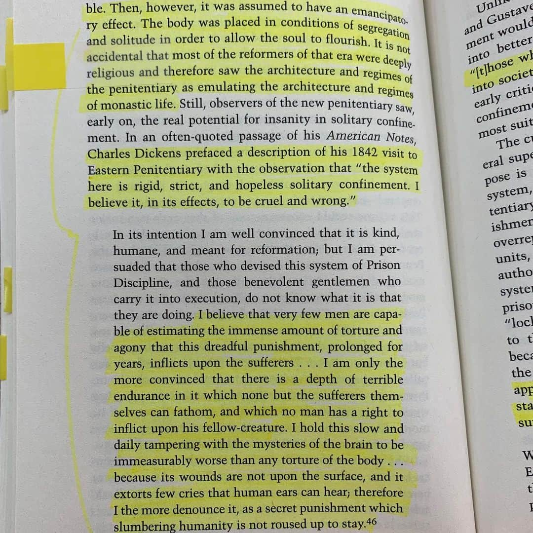 マット・マクゴリーさんのインスタグラム写真 - (マット・マクゴリーInstagram)「"Are Prisons Obsolete?" by Angela Davis # Spoiler Alert: Yes. First of all, Angela Davis is a gift to the world.  Her legacy of struggling for racial, economic, and gender justice is one that we can all learn from.  Importantly, she ties all of these issues together to make it clear that it is only by addressing interlocking systems of oppression holistically, that we will achieve a world of true liberation.  # As someone who identifies as a prison abolitionist myself, this book is a short and to the point wealth of information that makes the case for alternatives to caging human beings as a so-called attempt to solve social issues.  In reality, the prison system has been incentivized towards growth by cheap labor and a source of enormous profits in everything from phone companies (which are exploitative in their costs to those that are incarcerated and trying to call people who are incarcerated)  to food services.  And this does not apply only to private prisons.  # I am excited by the @reformlajails campaign in LA (that will be on the 2020 ballot as measure R!) that will seek to provide alternatives to caging human beings!  Many organizations formed the @justicelanow coalition that stopped the construction of $3.5 BILLION in new jails. There is important work being done and ample opportunities to get involved.  # "We thus think about imprisonment as a fate reserved for others, a fate reserved for the 'evildoers,' to use a term recently popularized by George W. Bush.  Because of the persistent power of racism, "criminals" and "evildoers" are, in the collective imagination, fantasized as people of color.  The prison therefore functions ideologically as an abstract site into which undesirables are deposited, relieving us of the responsibility of thinking about the real issues afflicting those communities from which prisons are drawn in such disproportionate numbers...it relieves us of the responsibility of seriously engaging with the problems of our society, especially those produced by racism and, increasingly, global capitalism." # My Booklist:  bit.ly/mcgreads (link in bio) #mcgreads」1月4日 2時51分 - mattmcgorry