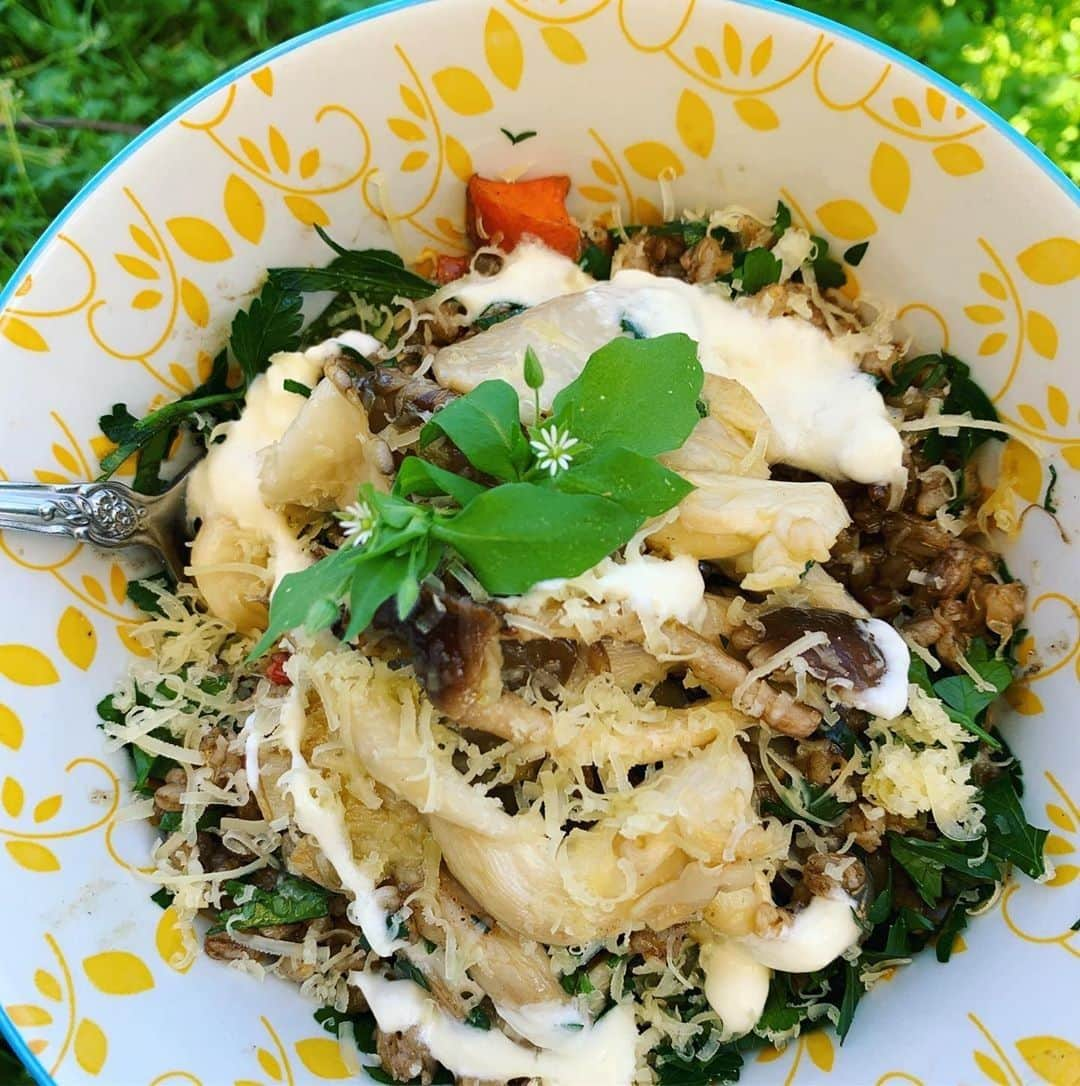 レイチェル・クーさんのインスタグラム写真 - (レイチェル・クーInstagram)「My toasted pearl barley and mushroom risotto is a super easy dish to cobble together if you're still in the throws of entertaining holiday-season guests🍴Thanks for sharing your version @pollinationmamas 😋 Recipe in #TheLittleSwedishKitchen cookbook👉 click the link in bio to get the book⁠ .⁠ .⁠ .⁠ .⁠ .⁠ .⁠ .⁠ #Rachelkhoo #RachelkhooRecipe #Sweden #Recipe #Swedishfood #LittleSwedishKitchen #MySwedishKitchen #risotto #pearlbarley #mushroom #dinner #easyfood⁠」1月4日 16時05分 - rachelkhooks