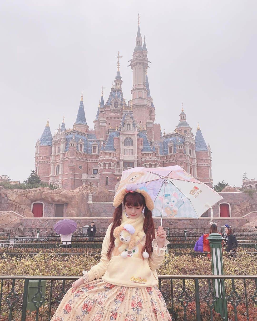 青木美沙子さんのインスタグラム写真 - (青木美沙子Instagram)「雨だったけどかわいかった☂️ 傘カワイイ🌂」1月4日 10時13分 - misakoaoki