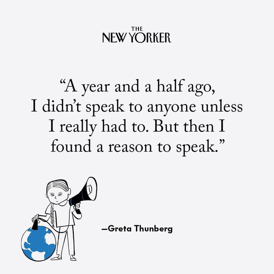The New Yorkerさんのインスタグラム写真 - (The New YorkerInstagram)「Greta Thunberg, who turns 17 today, is pure spirit, committed to the foremost emergency of our time. When she was younger, she fell into a major depression concerning climate change and stopped speaking altogether for months. Now, hundreds of thousands of students (and, gradually, their parents) in cities around the world have followed her lead, striking from school and marching in the streets to protest for climate action. At the link in our bio, read more about the teen climate activist and her lightning-strike emergence as the planet’s hero.」1月4日 10時30分 - newyorkermag