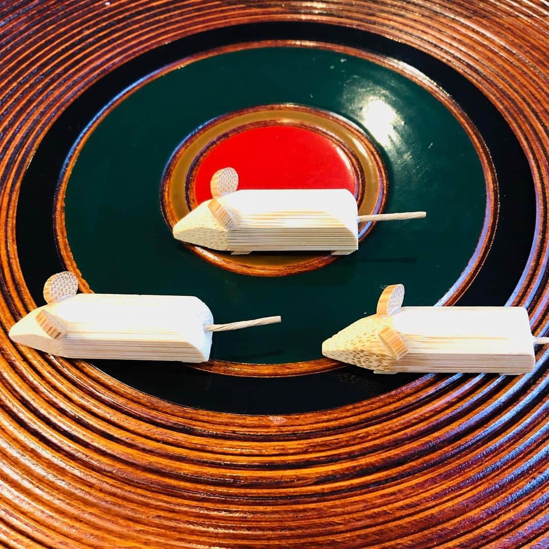 逸見太郎のインスタグラム：「子  #竹細工#まめ干支#置物#開運#ハンドメイド#2020」