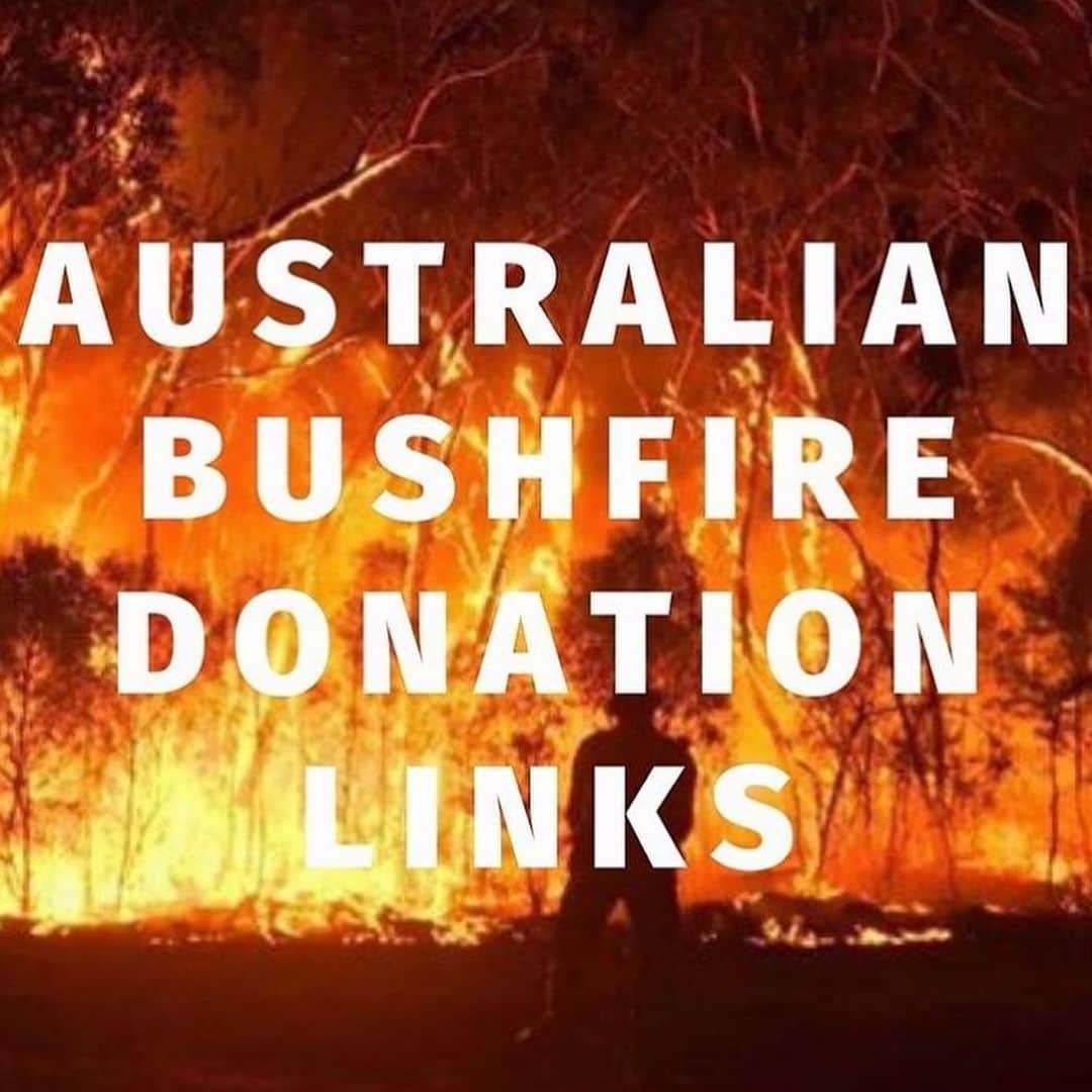 マーティン グラントのインスタグラム：「Australia is burning and needs our help now.  Also @celestebarber is fundraising follow link in her bio #australiaisburning」
