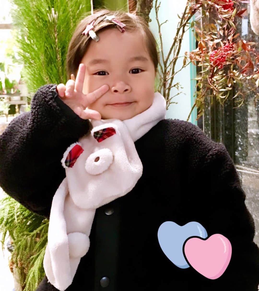 のインスタグラム：「2020年1月4日土曜日晴れ☀️ #咲耶 #3歳と半年」