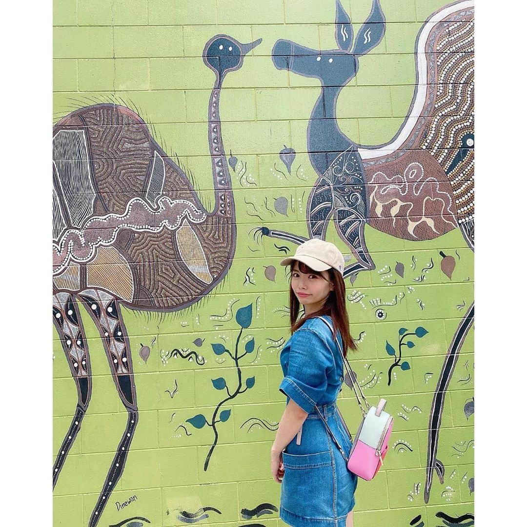 渕上舞さんのインスタグラム写真 - (渕上舞Instagram)「海外は、色んな壁画がいっぱい🦘 . . #trip #australia #cairns #ケアンズ #キュランダ #キュランダ村 #オーストラリア旅行 #海外旅行 #女子旅」1月4日 22時27分 - mai_fuchigami_48