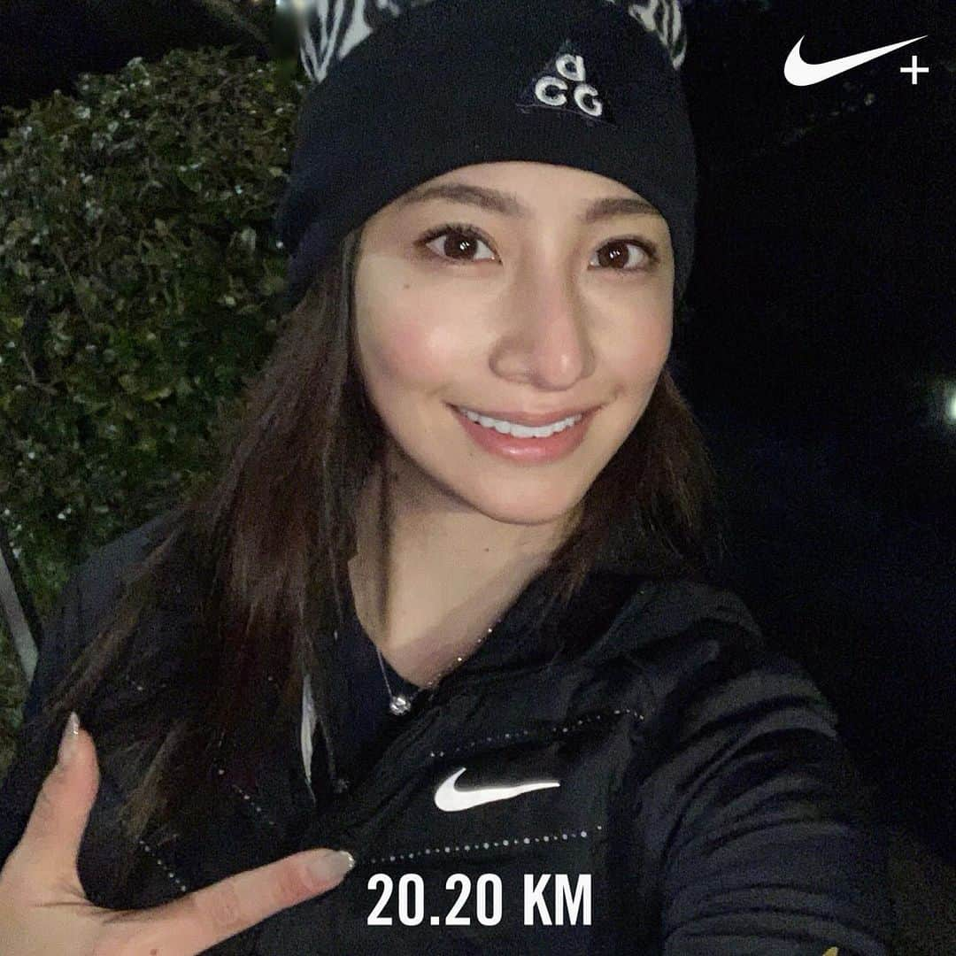 雨宮みずきさんのインスタグラム写真 - (雨宮みずきInstagram)「. 2020年にちなんで 20.20km RUN🐭🎍 皇居も1周したよ〜 . #2020 #nrc #nikerunclub #nikerunning #bonnysquadtokyo」1月4日 23時17分 - ammymzk0926