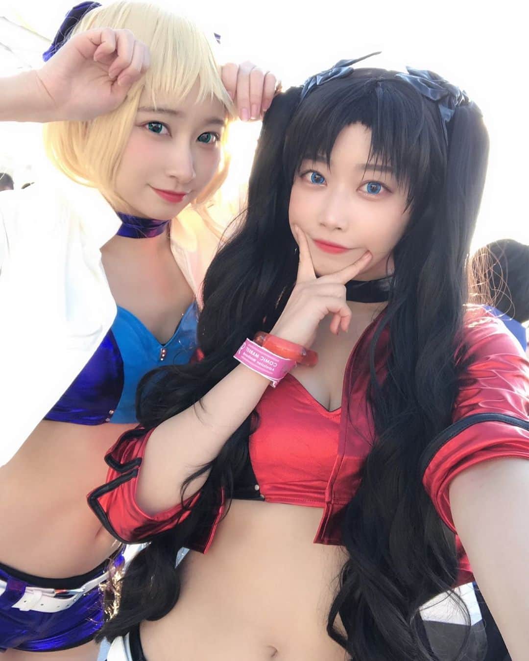 西井綾音のインスタグラム：「. コミケ振り返り投稿💓 TYPE-MOON Racing 併せ✨ . . . . . . . . . . Please follow me 💓💓 . . . . . . . . #西井綾音 #遠坂凛 #C97 #コミケ #コスプレ #コスプレイヤー #インスタグラビア #撮影会モデル  #typemoonracing  #fgoコスプレ #fgocosplay #fategrandorder  #cosplay  #cosplaygirl #cosplayer  #idol #animecosplay #kawaii #kawaiigirl  #japanesegirl #model #anime  #lfl #likeforfollow #l4l #角色扮演  #动漫 #코스프레」