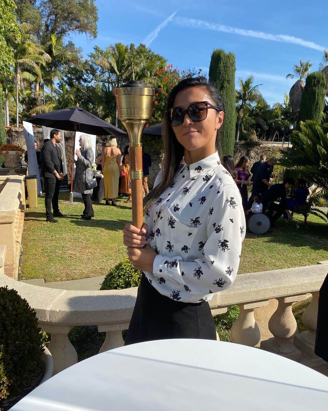 大儀見優季のインスタグラム：「Ready for torch runner at Mar.26.2020 if Rory lets me go🇯🇵🏃‍♀️🗼 #Tokyo2020」