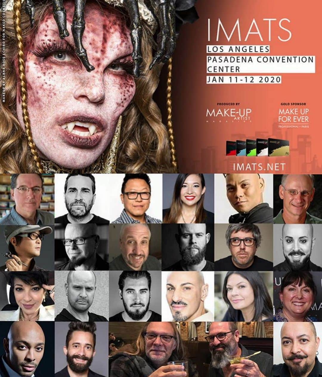 Amazing JIROさんのインスタグラム写真 - (Amazing JIROInstagram)「Demonstration and exhibition at IMATS LA! ! See you at IMATS!! . Title : Amazing JIRO Demo  Date : January 12 Sunday 2020 Time : 10:00 AM to 5:00 PM Venue : Pasadena Convention Center, CA Booth : Makeup demo and book signing at Makeup-Artist Magazine Booth. Artwork exhibition at IMATS LA Museum.  #imats #imatsla #amazing_jiro #makeupartistmagazine #mua #promua #facepaint #bodypaint #sfx #sfxmakeup #art #beauty #makeup #makeupartistry #creativemakeup #makeupideas #makeupjunkie #makeupdemo #cosmetics #tradeshow #convention #pasadena #california #losangeles #hollywood」1月5日 3時14分 - amazing_jiro