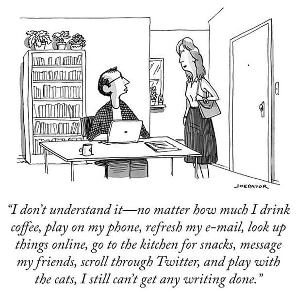 The New Yorkerさんのインスタグラム写真 - (The New YorkerInstagram)「The writer's curse. #TNYcartoons」1月5日 4時10分 - newyorkermag