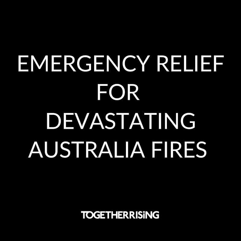 アビー・ワンバックさんのインスタグラム写真 - (アビー・ワンバックInstagram)「Today, @together.rising pledged $100,000 in relief to Australia.  ALSO, we are devoting 100% of what we receive from your donations through Monday Jan 6 to ease suffering for the people of that beautiful continent. .  You can give at the link in my bio 👆🏼or TogetherRising.org/give  Our team is currently knee-deep in research and vetting to deploy these funds to the best and highest, most urgent use.  As always, we honor your trust in Together Rising by finding and deploying your investment to the most compelling boots-on-the-ground.  In Australia, more than 12 million acres have burned – an area larger than Switzerland.  Countless people are frantically trying to escape the inferno. Today we heard of thousands of families – including mothers holding infants and children clutching dogs – weary and shaken from a 20-hour voyage along the coast of Australia because the fires prevented them from escaping inland. .  Fires have torn through nature reserves – home to koalas, sea lions, and other endemic wildlife.  Almost 90% of Australia’s wildlife can be found only on that continent – and as the fires consume their native habitats, there is little refuge for these precious animals.  Skies are full of choking smoke, and the horrors are only expected to get worse, as the heroic volunteer force of fire fighters in rural areas are depleted and overwhelmed. .  If your heart is breaking over the tragedy in Australia, please join with us in turning our collective heartbreak into effective action.  Link is in my bio or TogetherRising.org/give.」1月5日 7時20分 - abbywambach