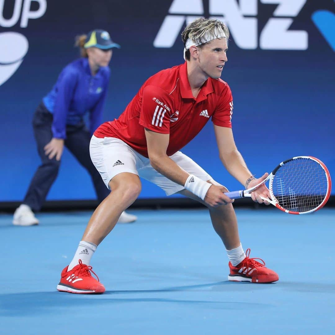 ドミニク・ティエムさんのインスタグラム写真 - (ドミニク・ティエムInstagram)「Not the start we were hoping for but we'll keep fighting 🇦🇹 #atpcup #sydney」1月5日 7時26分 - domithiem