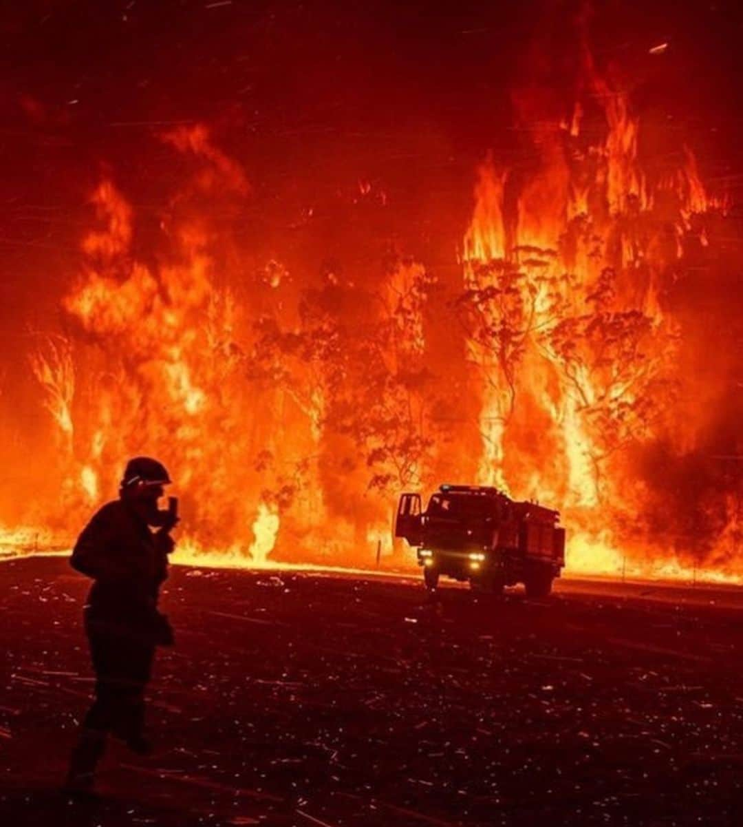 ジェシカ・スタインさんのインスタグラム写真 - (ジェシカ・スタインInstagram)「Australia is BURNING. We cannot look away while so many homes, lives and futures are reduced to ash. We must make the change we want to see for our world, and right now millions can’t see through the smoke.  Our country has been burning for months. 20 lives have been lost, with dozens of people missing. An estimated 500 million animals have perished. Over 12 million acres of land has burnt. These fires will continue to burn for weeks, months to come. Please help in any way that you can wether it be donations of money, resources, time, blood or awareness and advocacy.  Here are some organisations where you can donate: - NSW Rural Fire Service @nswrfs https://www.rfs.nsw.gov.au/volunteer/support-your-local-brigade - Victorian Country Fire Association (CFA) @cfavic https://www.cfa.vic.gov.au/about/supporting-cfa#donate-cfa - Rural Fire Brigade Association Queensland (RFBAQ) https://www.rfbaq.org/donate-to-rfbaq - South Australia Country Fire Service (CFS) https://cfsfoundation.org.au/donate - WIRES - NSW Wildlife Information, Rescue and Education Service https://www.wires.org.au/donate/now - Fire Relief Fund for First Nation Communities https://au.gofundme.com/f/fire-relief-fund-for-first-nations-communities - Direct donation to the families of 3 NSW fire fighters who lost their lives http://www.rfs.nsw.gov.au/news-and-media/general-news/featured/support-for-firefighter-families  Just one incredible human @celestebarber has made waves from ripples with her fundraiser for the RFS, the link is in my Bio where anyone can easily internationally donate.  If anyone displaced needs somewhere to stay, I have a spare room available on the Central Coast.  I’m sorry I haven’t been sharing for months as I have been struggling with my health, and found that being online wasn’t the best place for me. But in times of need, social media can unite and empower us all. The ability to empathise with and support those facing catastrophe on the other side of the world should not be taken for granted. We all breathe the same air and wether it be today or tomorrow; climate change will effect us all.  My apologies for not being able to locate image credits, please email me.」1月5日 8時58分 - tuulavintage