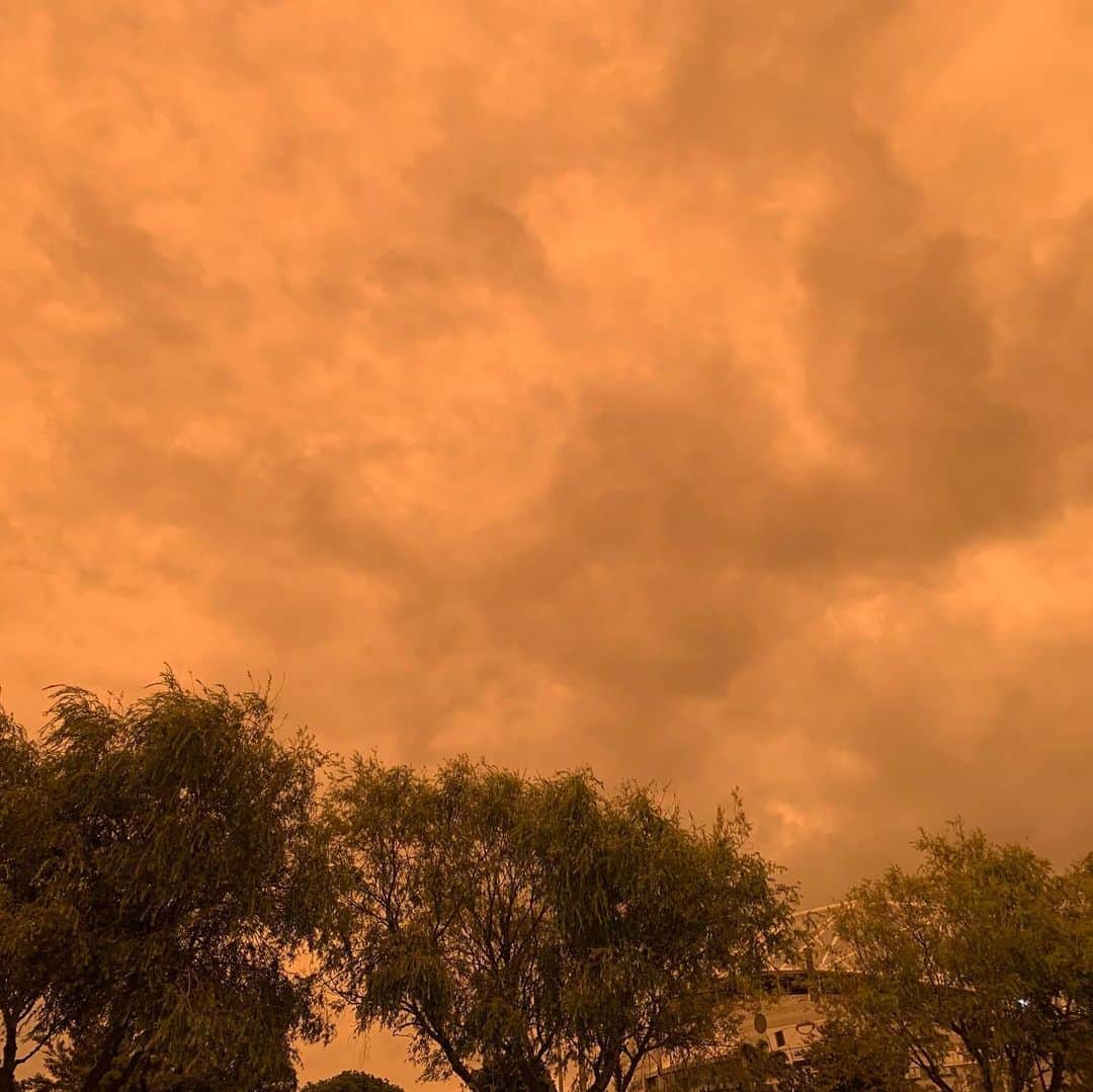村中恭兵さんのインスタグラム写真 - (村中恭兵Instagram)「今オーストラリアでは森林火災でかなりの被害があるみたいで、ニュージーランドにもその影響がきてます。 試合中も空が黄色がかってました。 早く収まってほしいです。  #森林火災#オーストラリア#ニュージーランド」1月5日 13時07分 - kyoheimuranaka