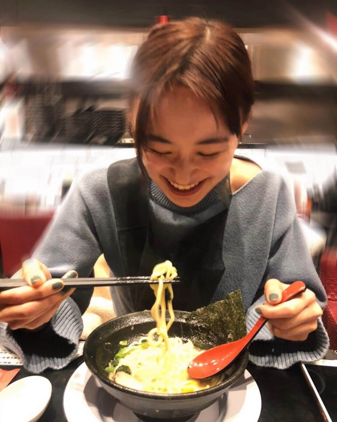 鈴木美羽さんのインスタグラム写真 - (鈴木美羽Instagram)「ラーメンはあっさり派☺︎」1月5日 13時54分 - suzukimiu_0414