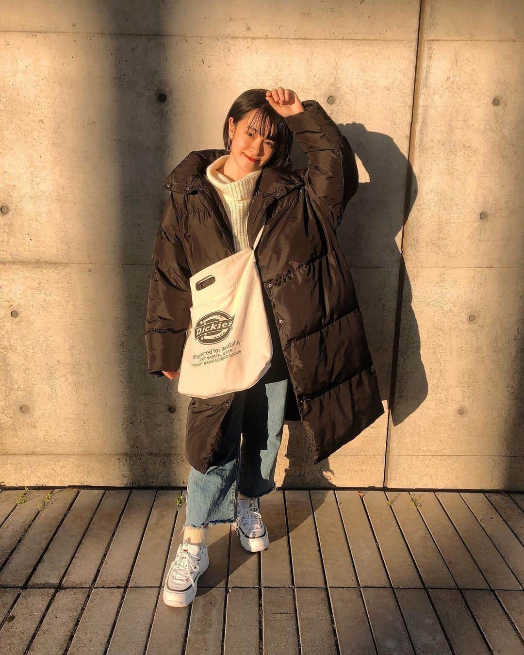 のインスタグラム：「#fashion #code #winter」