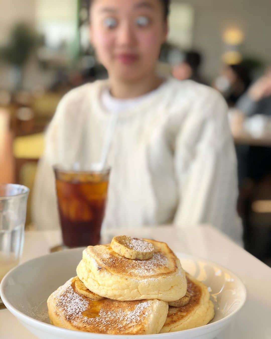 masakiさんのインスタグラム写真 - (masakiInstagram)「お久しぶりのパンケーキ🥞👀♡」1月5日 17時49分 - mogurapicassowols