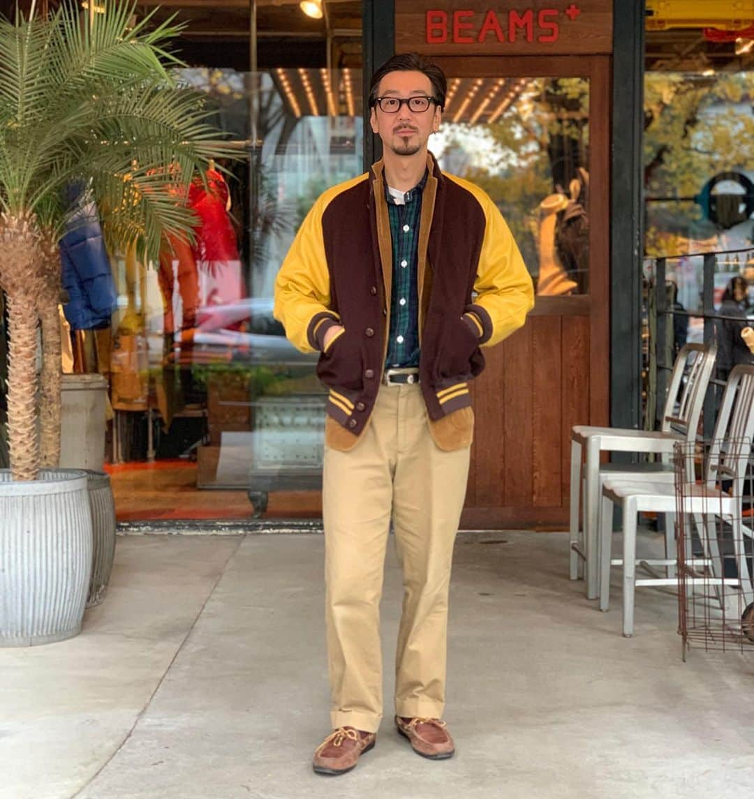 BEAMS+さんのインスタグラム写真 - (BEAMS+Instagram)「BEAMS PLUS STYLE  #beams #beamsplus #beamsplusharajuku #harajuku #tokyo #japan #awardjacket #corduroyjacket #postoveralls #billskhakis #rancourt  #mensfashion #menstyle #menswear」1月5日 19時17分 - beams_plus_harajuku