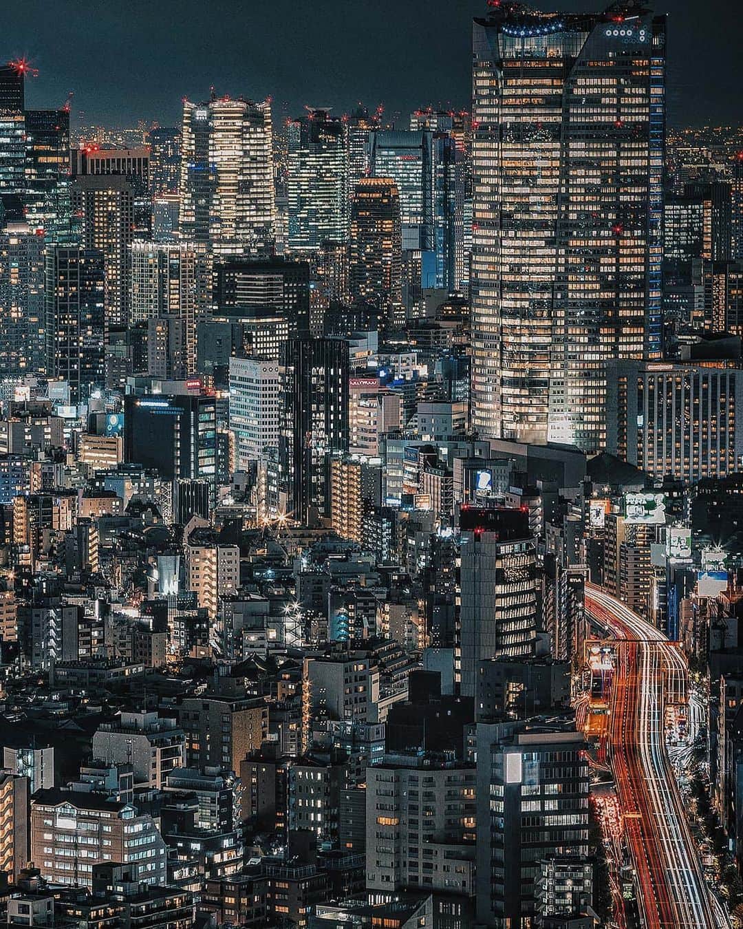 Berlin Tokyoさんのインスタグラム写真 - (Berlin TokyoInstagram)「Tokyo glowing in the sea of urban lights. . . . #hellofrom #tokyo #japan」1月5日 21時50分 - tokio_kid
