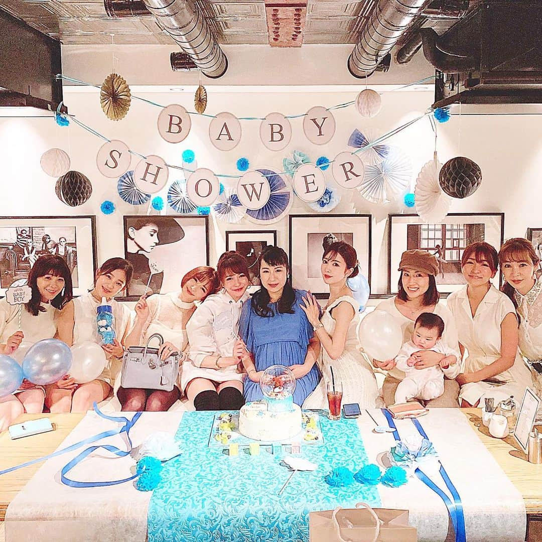 藤井リナさんのインスタグラム写真 - (藤井リナInstagram)「友達のベビーシャワー❤️ 幸せいっぱいだねぇ❤️ My friends baby shower❤️ #babyshower #itsaboy #baby  微博:@藤井莉娜LenaFujii #lenafujii #fujiilena #藤井リナ #藤井莉娜」1月5日 22時04分 - lenafujii0702