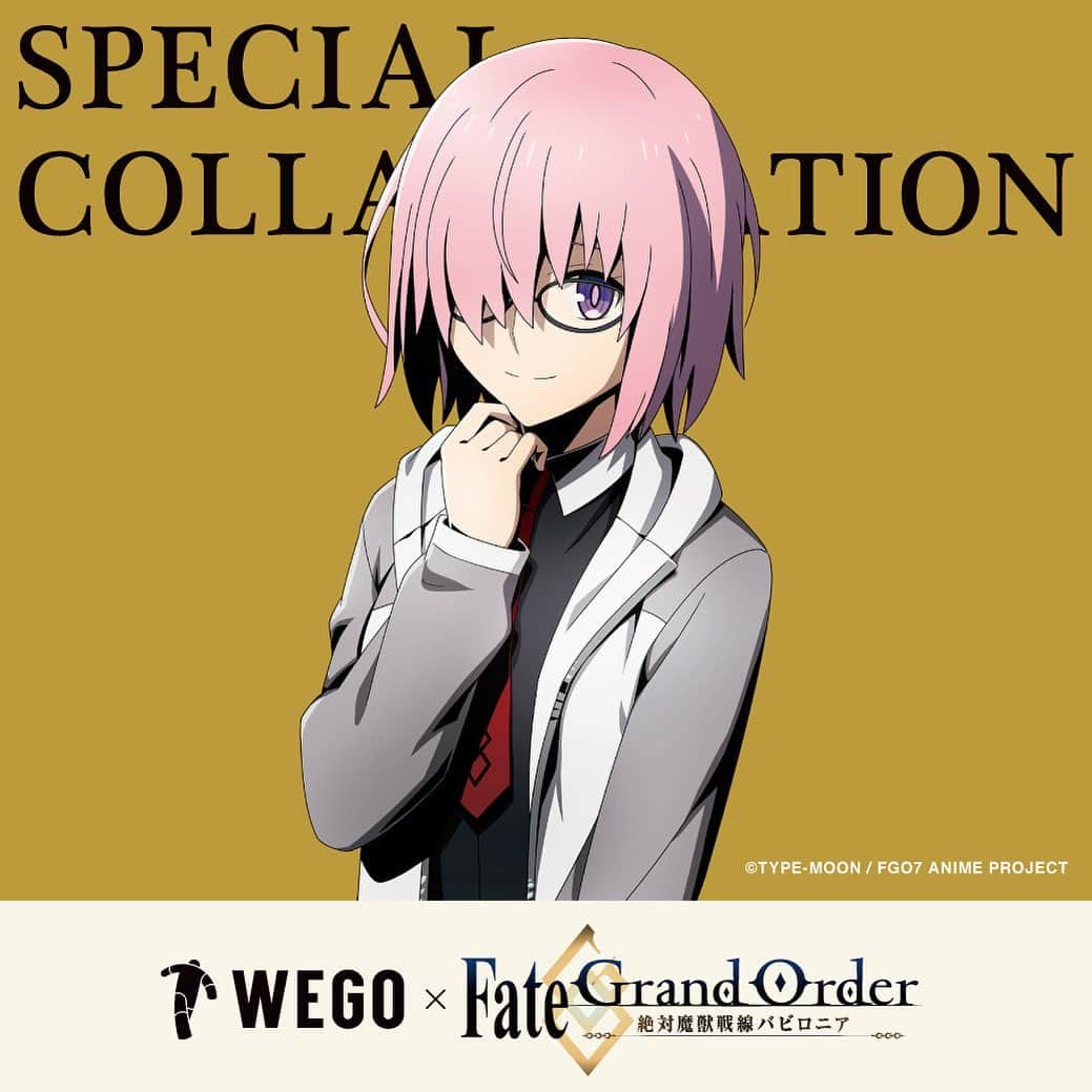 WEGOさんのインスタグラム写真 - (WEGOInstagram)「「Fate/Grand Order -絶対魔獣戦線バビロニア-」×WEGO SPECIAL COLLABORATION COMING SOON!!. #FGO #バビロニア #FGO_ep7 #WEGO #collaboration」1月5日 22時50分 - wego_official