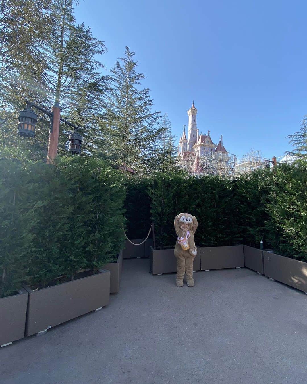 tiahy__のインスタグラム：「Happy New Year 2020. . . . . . 明けましておめでとうございます. . . 1月1日はTokyo Disneyland and Disneyseaへ. . . . 美女と野獣areaが少しずつできてきていて、 私、ここのareaの道、すごく好きです. . . . 写真スポットになりそうな場所がたくさんできそうですね. . . . トムソーヤ島でたくさん遊んだり、マークトウェイン号に乗ったり、BELLAVISTA LOUNGEでショーを観ながらお食事をしたり、 のんびりした元旦を過ごすことができました. . . 今年は新しいことに挑戦したいと考えています. . 皆様にとっても良い年になりますように... . . . コメント少しずつ返していきますね★ありがとうございます. . . #duffy_taia#taiacostume #disneyland#tokyodisneyland #tokyodisneysea #tdl#tds#happynewyear」